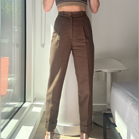 Vintage Christian Dior Sports Wool Dress Pants - Picture 1 of 6